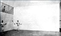 Court de squash sur le Titanic